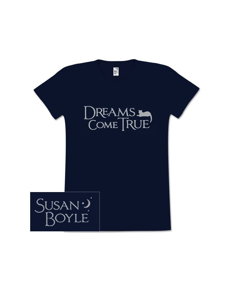 Susan Boyle Half Moon Missy Navy T-Shirt $7.17 Shirts