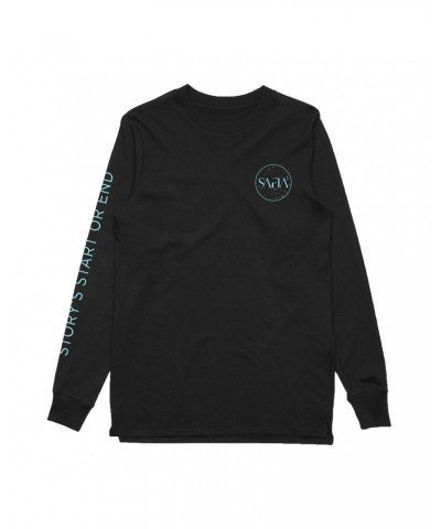 SAFIA Story's Start Long Sleeve (Black) $23.78 Shirts