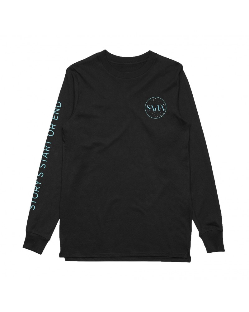 SAFIA Story's Start Long Sleeve (Black) $23.78 Shirts