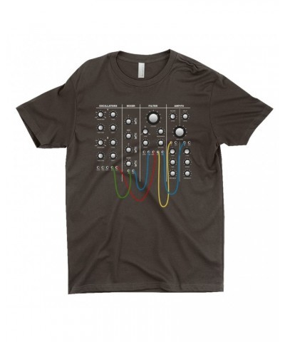 Music Life T-Shirt | Modular Synth Chest Panel Shirt $11.17 Shirts