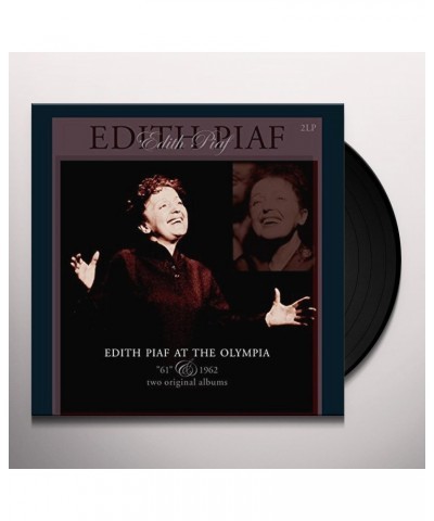 Édith Piaf AT THE OLYMPIA: 1961 & 1962 Vinyl Record $24.78 Vinyl