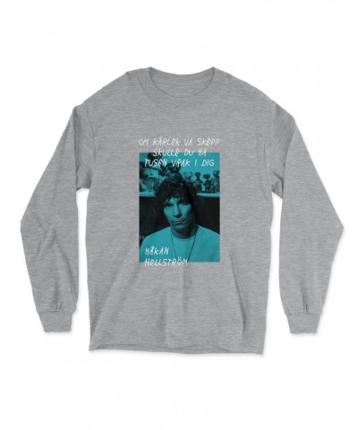 Håkan Hellström Om kärlek va skepp Longsleeve Limited (Grå) $7.58 Shirts