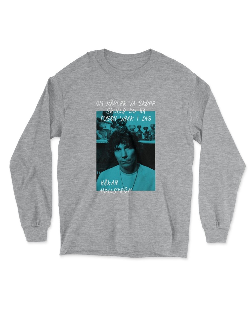 Håkan Hellström Om kärlek va skepp Longsleeve Limited (Grå) $7.58 Shirts