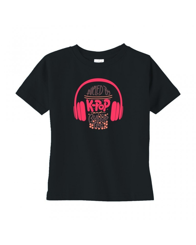 Music Life Toddler T-shirt | Kpop Fueled Toddler Tee $7.47 Shirts