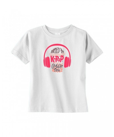 Music Life Toddler T-shirt | Kpop Fueled Toddler Tee $7.47 Shirts