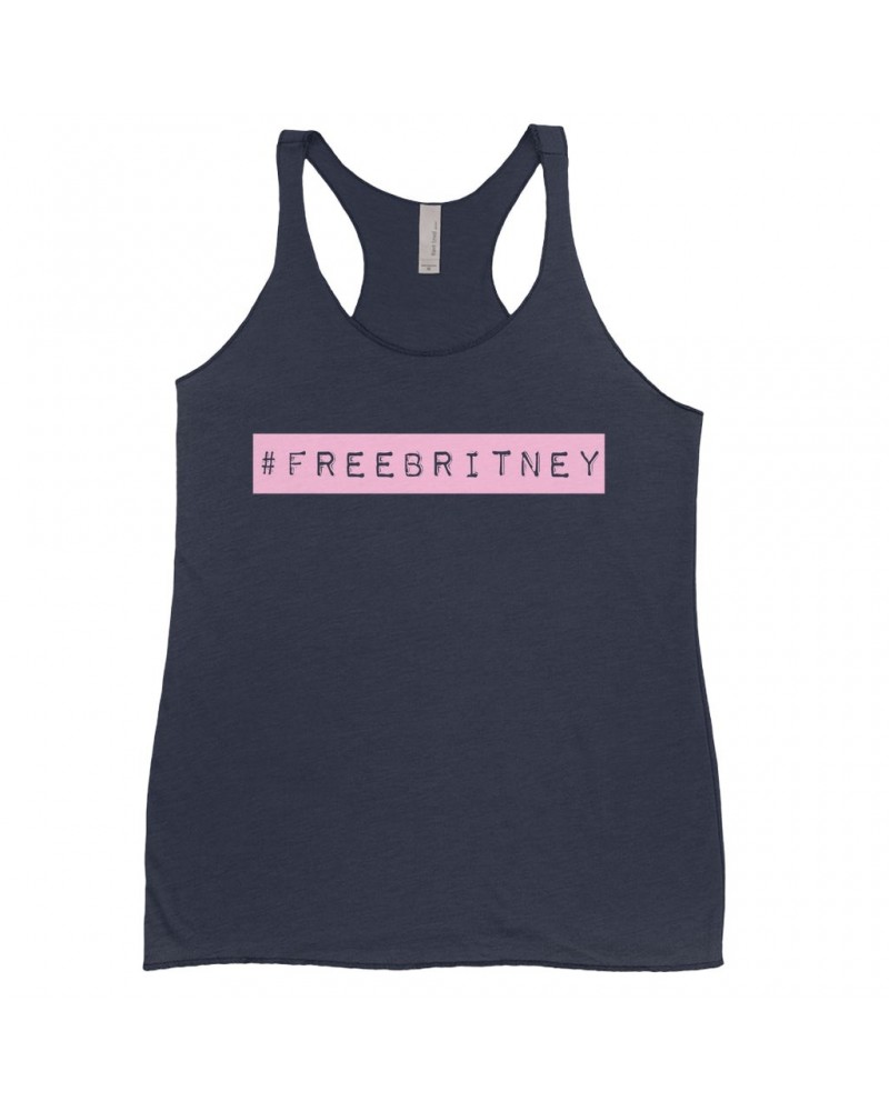 Music Life Ladies’ Tank Top | FreeBritney Shirt $10.33 Shirts