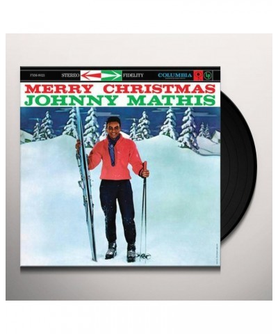 Johnny Mathis Merry Christmas Vinyl Record $3.33 Vinyl