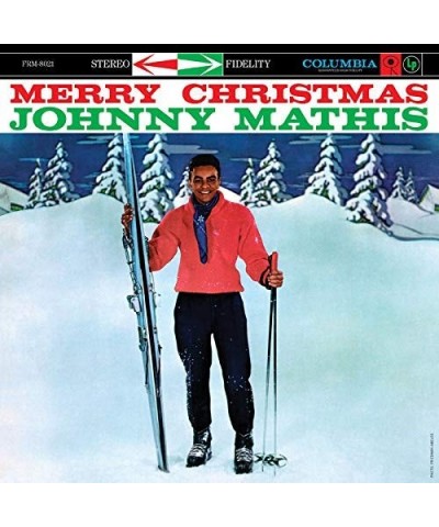 Johnny Mathis Merry Christmas Vinyl Record $3.33 Vinyl