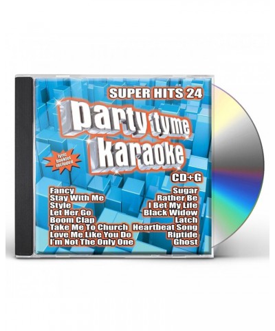 Party Tyme Karaoke Super Hits 24 (16-song CD+G) CD $7.50 CD