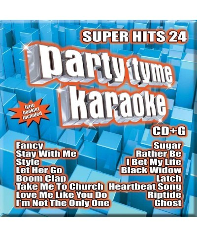 Party Tyme Karaoke Super Hits 24 (16-song CD+G) CD $7.50 CD