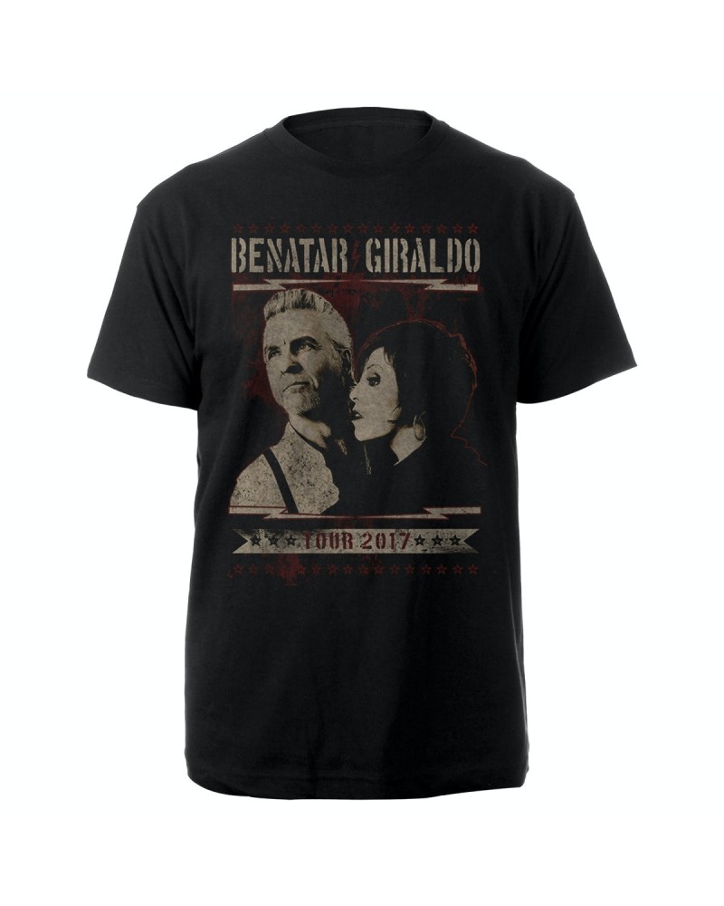 Pat Benatar & Neil Giraldo Benatar Gilraldo Portrait Tee $8.16 Shirts