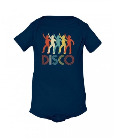 Music Life Baby Onesie | Colorful Disco Design Distressed Onesie $5.95 Kids