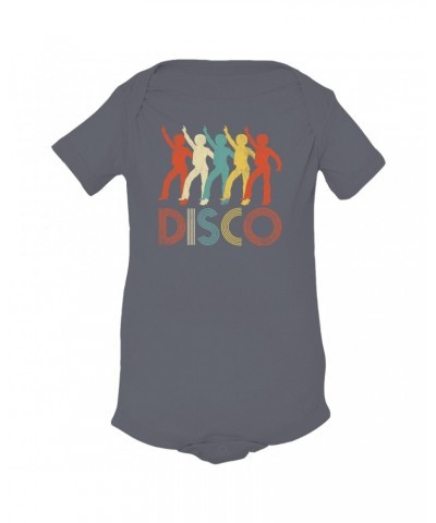 Music Life Baby Onesie | Colorful Disco Design Distressed Onesie $5.95 Kids