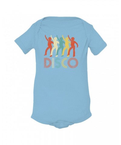 Music Life Baby Onesie | Colorful Disco Design Distressed Onesie $5.95 Kids