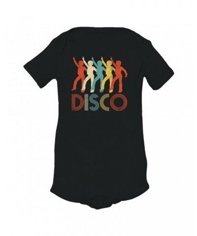 Music Life Baby Onesie | Colorful Disco Design Distressed Onesie $5.95 Kids