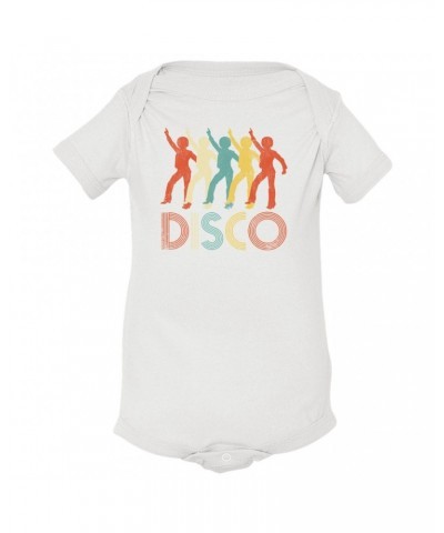 Music Life Baby Onesie | Colorful Disco Design Distressed Onesie $5.95 Kids