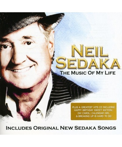 Neil Sedaka MUSIC OF MY LIFE CD $14.95 CD