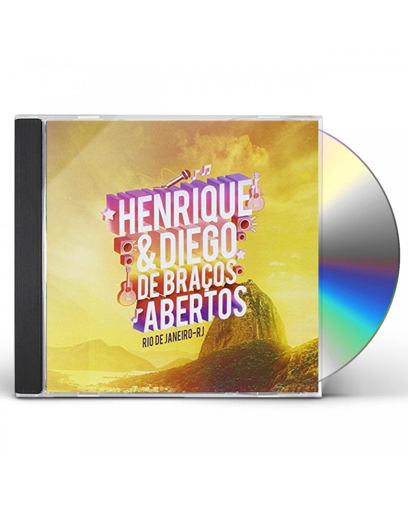 Henrique & Diego DE BRACOS ABERTOS AO VIVO CD $1.20 CD