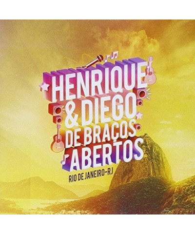 Henrique & Diego DE BRACOS ABERTOS AO VIVO CD $1.20 CD