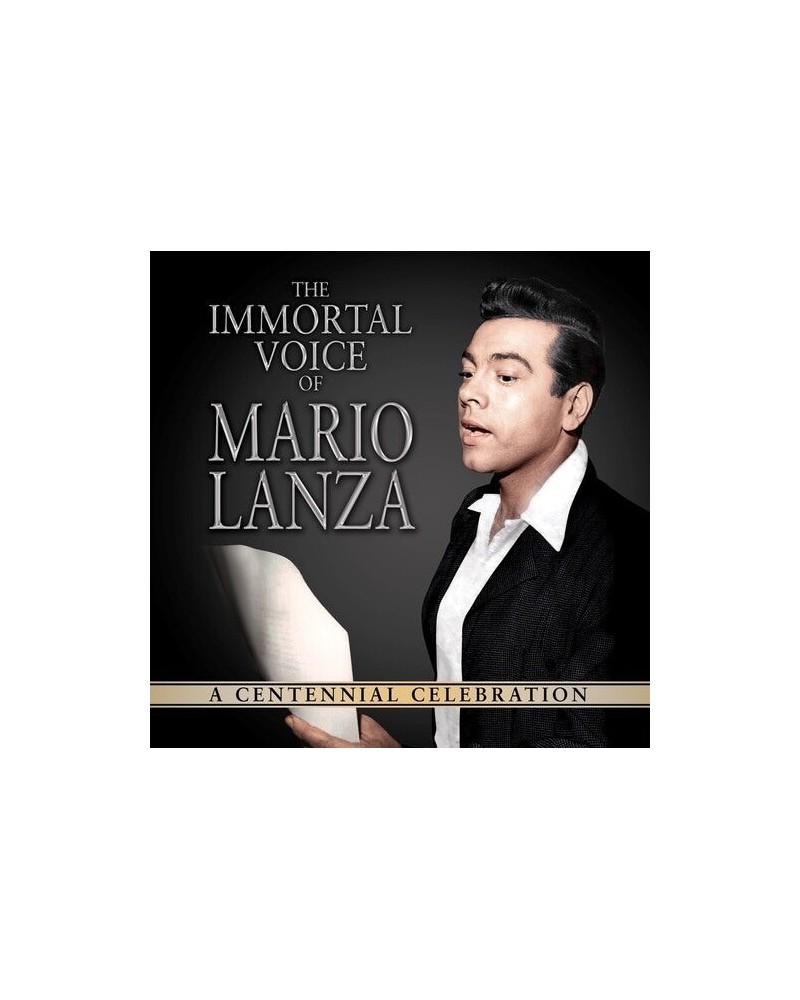 Mario Lanza IMMORTAL VOICE OF MARIO LANZA: A CENTENNIAL CD $5.59 CD