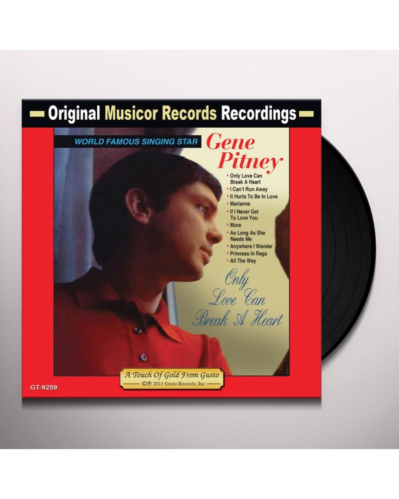 Gene Pitney Only Love Can Break A Heart Vinyl Record $7.28 Vinyl