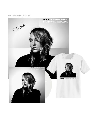 Lissie WHEN I'M ALONE: THE PIANO RETROSPECTIVE LP/TEE BUNDLE $8.54 Vinyl