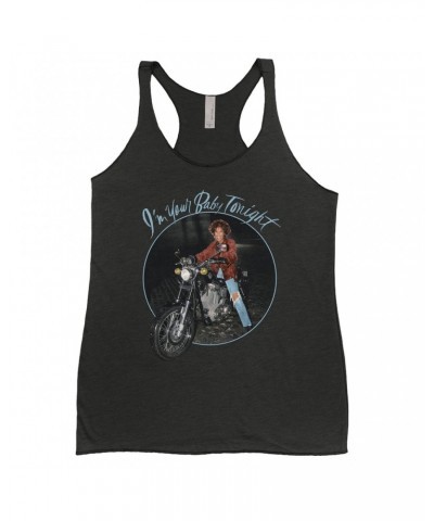 Whitney Houston Ladies' Tank Top | I'm Your Baby Tonight Album Photo Design Distressed Shirt $14.62 Shirts