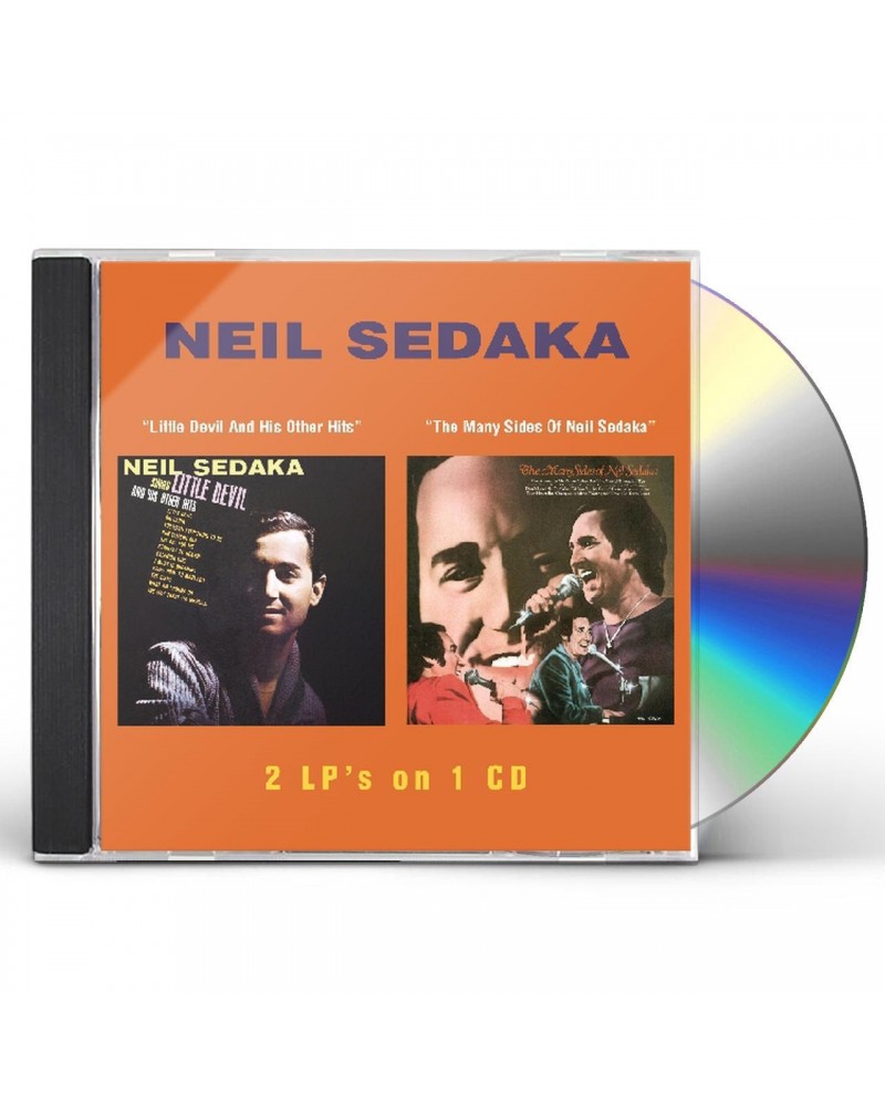 Neil Sedaka LITTLE DEVIL & HIS OTHER HITS / MANY SIDES OF NEIL CD $18.22 CD