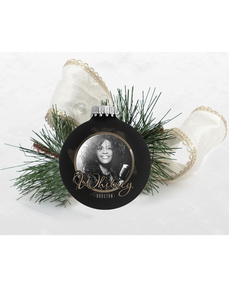 Whitney Houston Glass Holiday Ornament $7.26 Decor