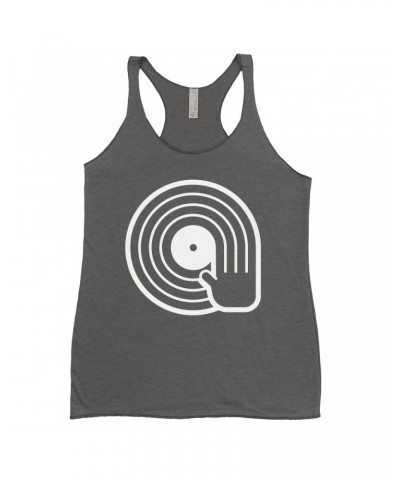 Music Life Ladies' Tank Top | DJ Spinning Vinyl Shirt $4.25 Shirts