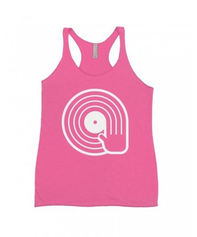 Music Life Ladies' Tank Top | DJ Spinning Vinyl Shirt $4.25 Shirts