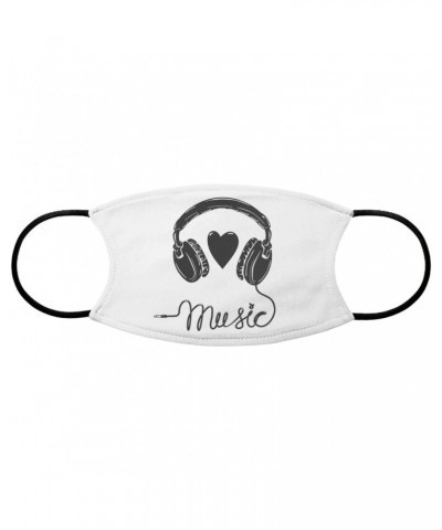 Music Life Face Mask | I Heart Music Face Mask $36.95 Accessories