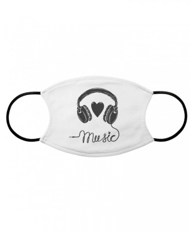 Music Life Face Mask | I Heart Music Face Mask $36.95 Accessories