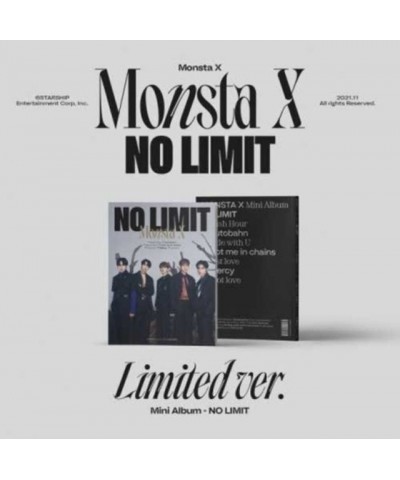 MONSTA X CD - No Limit (Limted Edition) $6.23 CD