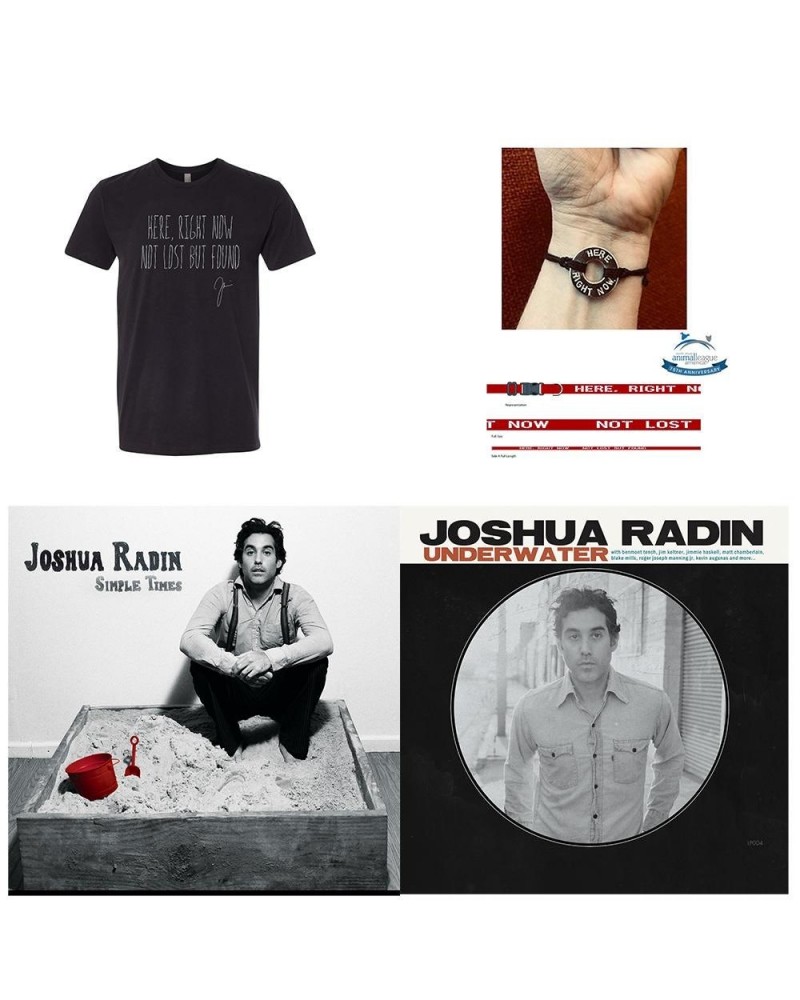 Joshua Radin NSALA Bracelet + Tee Charity Bundle $26.32 Shirts