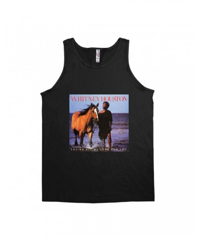 Whitney Houston Unisex Tank Top | Saving All My Love For You Album Cover Shirt $20.68 Shirts