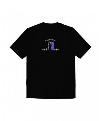 Alec Benjamin OPEN DOOR BLACK T-SHIRT $7.59 Shirts