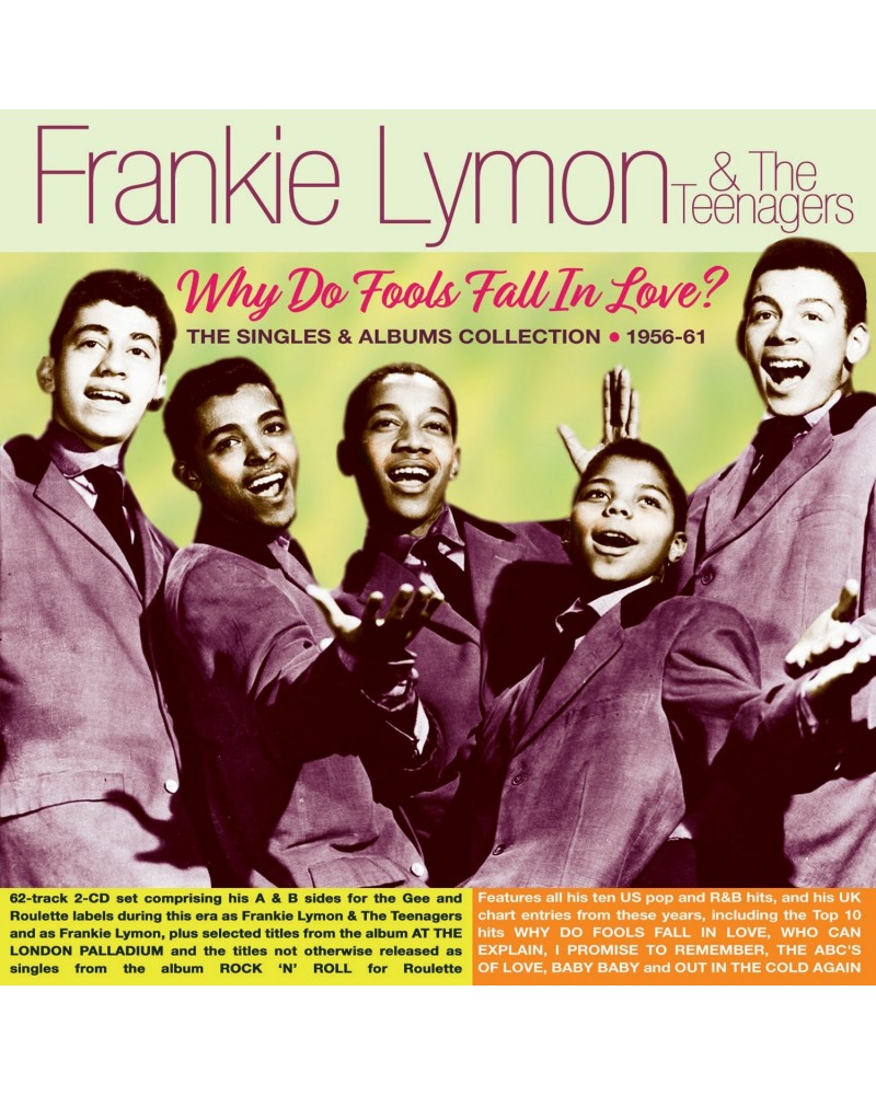 Frankie Lymon & The Teenagers WHY DO FOOLS FALL IN LOVE? CD $12.25 CD