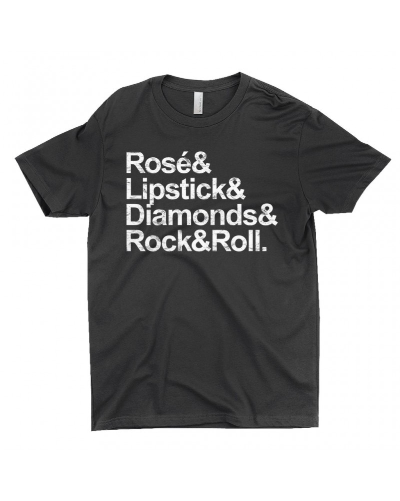 Music Life T-Shirt | Rosé & Rock n' Roll Shirt $5.94 Shirts