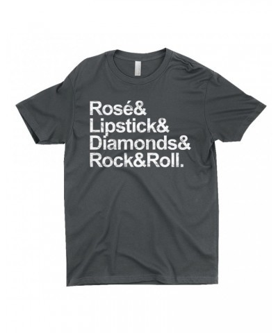 Music Life T-Shirt | Rosé & Rock n' Roll Shirt $5.94 Shirts