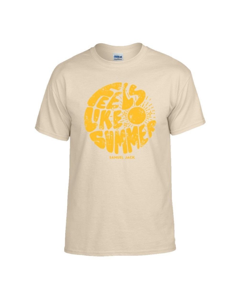 Samuel Jack Feels Like Summer Circle Tee (Natural) $8.83 Shirts