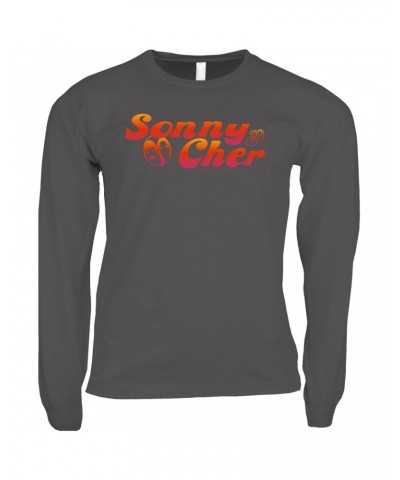 Sonny & Cher Long Sleeve Shirt | Comedy Hour TV Show Logo Shirt $5.98 Shirts