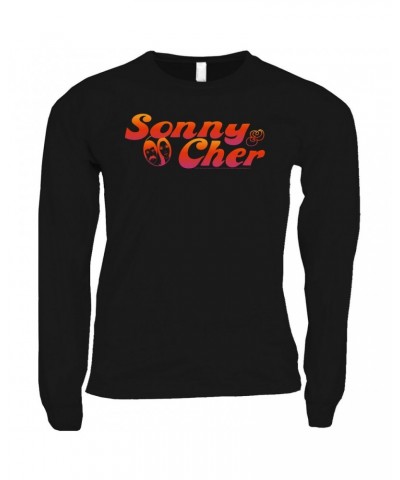 Sonny & Cher Long Sleeve Shirt | Comedy Hour TV Show Logo Shirt $5.98 Shirts