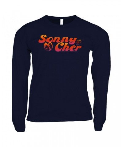 Sonny & Cher Long Sleeve Shirt | Comedy Hour TV Show Logo Shirt $5.98 Shirts