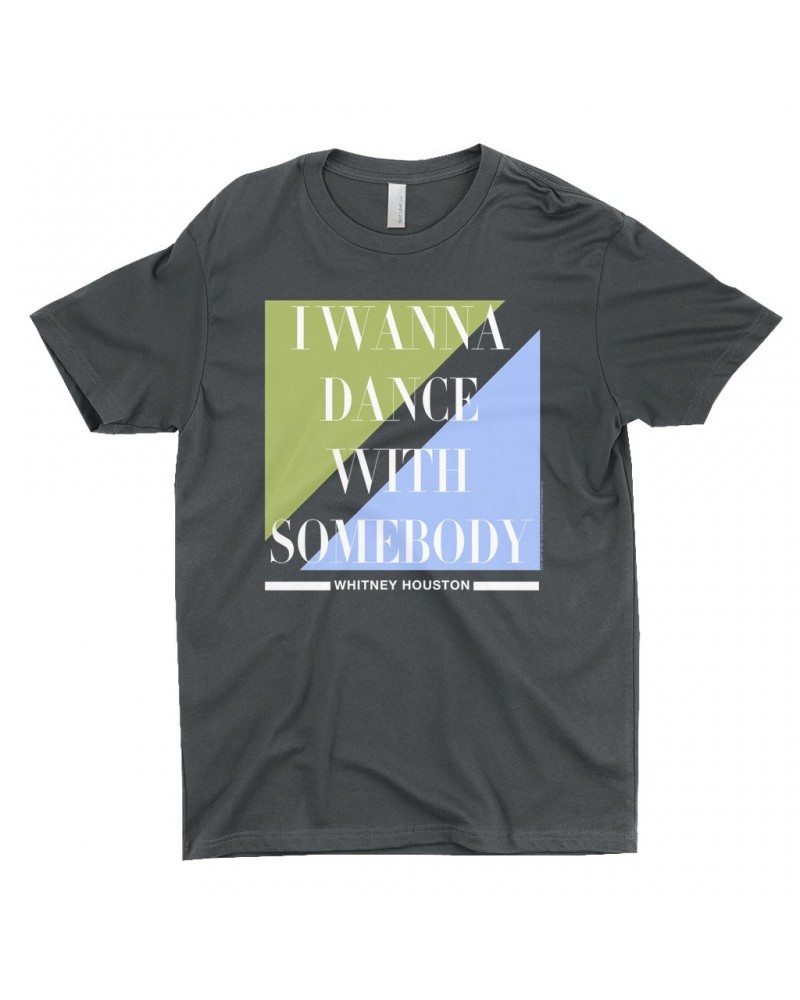 Whitney Houston T-Shirt | I Wanna Dance With Somebody Classy Pastel Design Shirt $16.49 Shirts