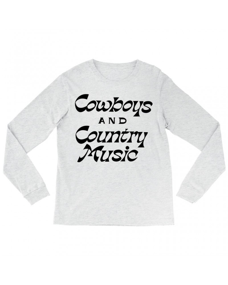 Music Life Long Sleeve Shirt | Cowboys And Country Music Shirt $6.59 Shirts