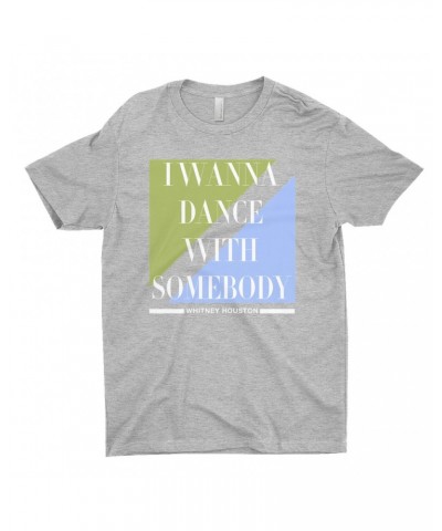 Whitney Houston T-Shirt | I Wanna Dance With Somebody Classy Pastel Design Shirt $16.49 Shirts