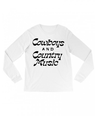 Music Life Long Sleeve Shirt | Cowboys And Country Music Shirt $6.59 Shirts