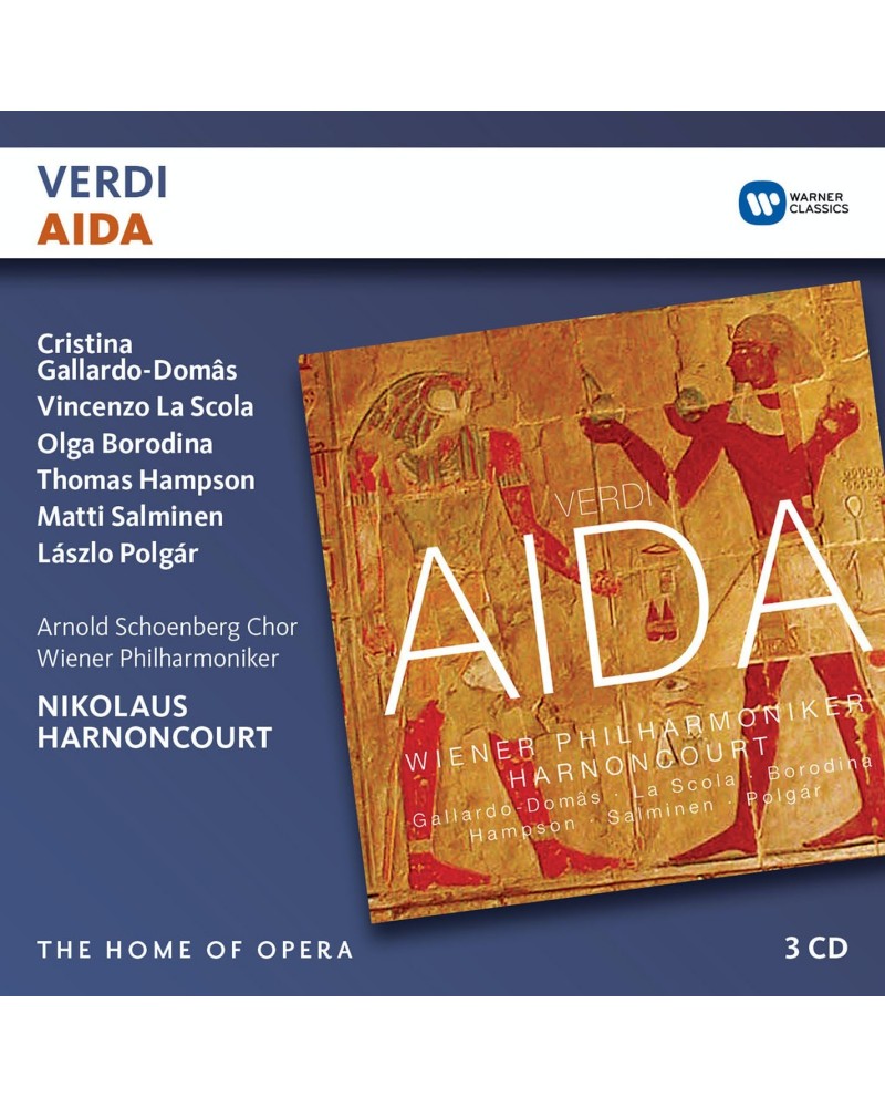 Nikolaus Harnoncourt VERDI: AIDA (3CD) CD $13.20 CD