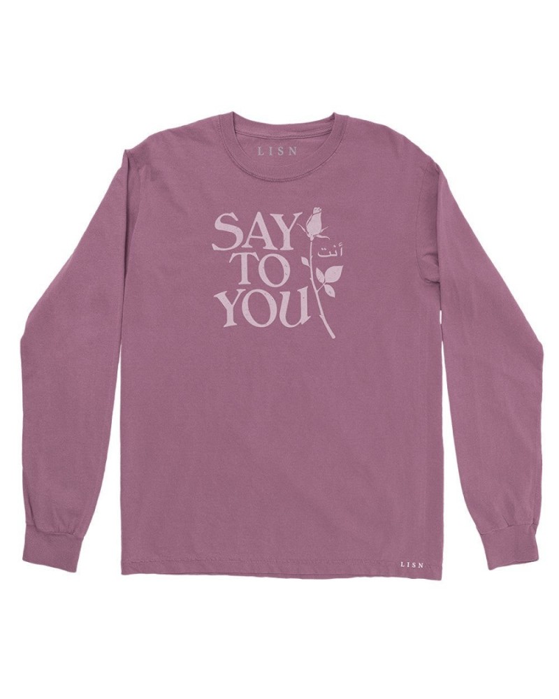 Ali Gatie Say to You Longsleeve T-Shirt + YOU Digital EP $9.11 Vinyl